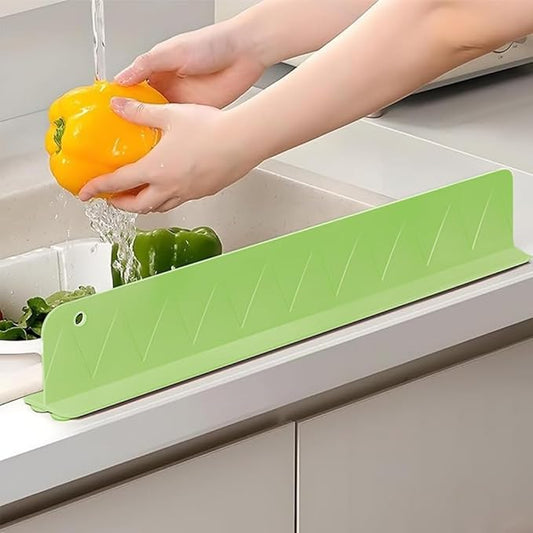 SplashShield™ – Sink Splash Guard | Flexible Silicone | Keeps Counters Dry & Clean
